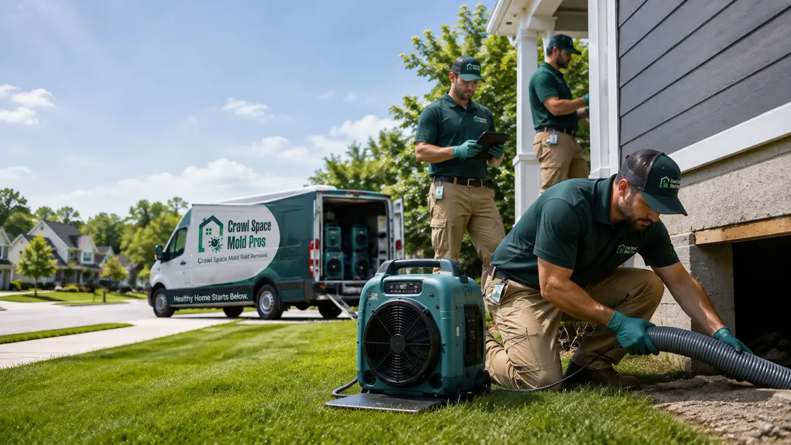 Crawl Space Mold Removal in Kelley, IA